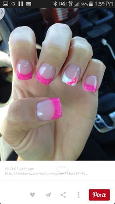 I love anything that supports breaat cancer. May have to get the ribbon on my ring finger the next time i get my nails done Pink Ribbon Nails, Pink Nail Art Designs, Hot Pink Nails, Pink Nail Art, Pink Nail, Manicures Designs, Nail Shop, Cool Nail Designs, Fancy Nails