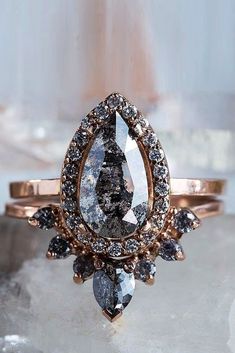 Diamond Ring, Engagement Ring, Wedding Rings, Diamonds, Engagement Rings, Ring, Gold, White, Black