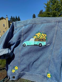 These are completely custom painted denim jackets = whatever design you want! -done with Tulip soft matte fabric paint -completely machine washable -these jackets are secondhand, so sizes are extremely limited based on what I can find Tulip Painting, Painted Denim Jacket, Matte Fabric, Painted Denim, Custom Painted, Fabric Paint, Denim Jackets, Custom Paint, Denim Jacket