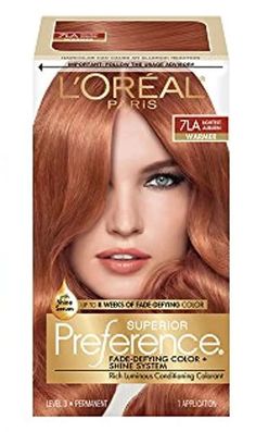 Loreal Hair Color Chart Brown Shades, Warm Spring Hair Color, Loreal Hair Color Chart, Golden Copper Hair, Auburn Hair Dye, Light Auburn Hair Color, Brown Hair Color Chart, Loreal Hair Color, Light Auburn Hair