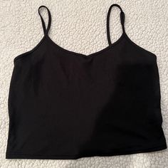 Shein Black Tank Top. Size Small. So Cute And Matches With Anything. Basic Black Spring Tank Top, Basic Black Tank Top For Spring, Basic Black Cami Tank Top, Casual Black Cami Crop Top, Black Lace Corset Top, Cream Tank Top, Black Lace Corset, Lace Corset Top, Mock Neck Tank