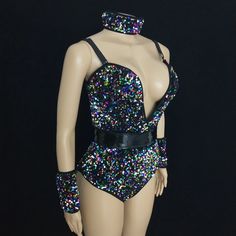 FREE SHIPPING Nightclub Outfit Colorful Sequins Bodysuit JKP6074 Multicolor Fitted Rave Unitard, High-stretch Rave Bodysuit For Parties, Disco Fitted Bodysuit For Costume Party, Disco Style Fitted Bodysuit For Costume Party, Rave Style Fitted Party Leotard, Fitted Multicolor Unitard For Party, Multicolor Bodysuit For Club, Fitted Multicolor Bodysuit For Club, Fitted Rave Bodysuit For Party