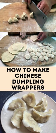 how to make chinese dumpling wrappers