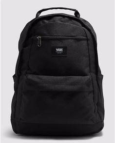 Vans | Startle Backpack Black Casual Vans Backpack For Outdoor Activities, Vans Functional Backpack For Back To School, Vans Backpack For Outdoor Activities, Functional Vans Backpack For Back To School, Functional Vans Bags For Outdoor Activities, Vans Backpack For Everyday Use, Black Backpack Aesthetic, Functional Vans Backpack For Travel, Functional Vans Backpack