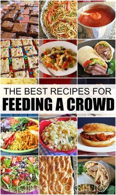 the best recipes for feeding a crowd