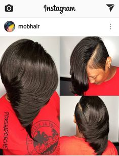 Mohawk Quick Weave Hairstyles, Mohawk Quick Weave, Trendy Short Hairstyles, Black Hair Short Cuts, Hairstyles Black Women, Quick Weave Hairstyles