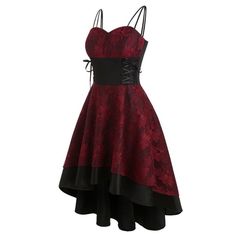 Steampunk dress: a delicious retro vintage design. Type: Steampunk dress Composition: polyester. Spaghetti strap zipper on the back Silhouette: A-line dress Choose the size of your dress with the table below. If you are between two sizes, take the larger one. Gothic Prom Dress, Steampunk Dress, Robes Vintage, Spaghetti Strap Prom Dress, Cocktail Dress Vintage, Womens Prom Dresses, Date Dresses, Lace Patchwork, Vestidos Vintage