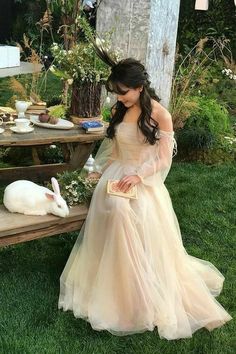 Prom Dress Champagne, Prom Dress White, Tulle Long Prom Dress, Dress Champagne, Tulle Evening Dress, White Tulle, Beauty Dress, Long Prom Dress