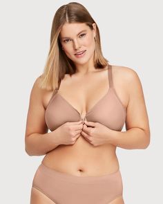 This everyday bra is perfect for any occasion! It's easy to get in and out of, offers great front underwire support, and provides smoothing support in the back - with no wire poke, creasing or strap slippage! Enjoy all-around smoothing support with this amazing everyday bra. Ignite passion this Valentine's Day with Dia & Co's Intimate Collection. Explore a curated selection of romantic lingerie and intimate apparel that celebrates your unique style. From sultry lace to cozy comfort, Dia & Co's s Full Coverage Nursing Bra With Padded Cups, Solid Full Coverage Nursing Bra With Padded Cups, Everyday Full Coverage Padded Nursing Bra, Everyday Full Coverage Bra With Padded Cups, Everyday Full Coverage Padded Bra, Supportive Beige Nursing Bra, Full Coverage Nursing Bra With Soft Touch, Beige Underwire Bra With Moderate Coverage, Everyday Full Coverage Nursing Bra With Soft Touch