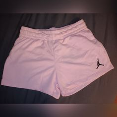 Air Jordan Pink Big Kids Xl Shorts Brand New W/Tags Pink Basketball Shorts, Cute Pink Shorts, Summer Clothes For School, Cotton Sportswear Shorts For Playwear, White Shorts With Built-in Shorts For Playwear, White Shorts With Elastic Waistband For Playwear, White Elastic Waistband Shorts For Playwear, White Playwear Shorts, Pink Air Jordans