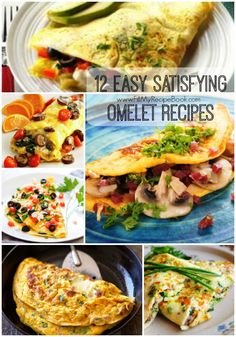 twelve easy and tasty looking omelet recipes