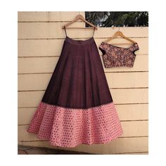 Dress Indian Style Simple, Simple Tops, Brown Plain, Stitched Lehenga, Half Saree Designs, Choli Designs, Red Lehenga