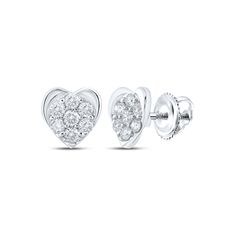 Romantic Brilliance: 10kt White Gold Heart Diamond Earrings #Earrings #Gold #Diamond #ModelPhotography #ModelLife #FashionBlog #FashionDiaries #CasualStyle #Grunge #Couture #Accessory #InstaJewelry #Choker #InstaModel #IGers #Photoshoot #FlowerChild #Bracelet #UrbanWear #FashionWeek #StyleOfTheDay #Clothes #Accessories #JewelryAddict #PortraitIg #InstaStyle #Silver #StatementJewelry #DressedUp #HighFashion Luxury White Diamond Heart Earrings, Luxury Brilliant Cut White Gold Heart Earrings, Luxury Diamond White Heart Earrings, Luxury Elegant Diamond White Heart Earrings, Luxury Brilliant Cut Diamond White Heart Earrings, Luxury White Gold Earrings For Valentine's Day, Heart Diamond Earrings, Diamond Heart Earrings, Cartilage Jewelry