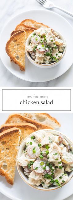 Serve this simple Low FODMAP Chicken and Grape Salad on a bed of greens or low FODMAP toast for a protein-packed lunch or easy supper. Low Fodmap Chicken Salad Recipe, Fodmap Chicken Salad, Fodmap Chicken Recipes, Fod Map, Fodmap Lunch, Fodmap Chicken, Fodmap Recipes Dinner, Low Fodmap Recipes Dinner, Low Fodmap Chicken