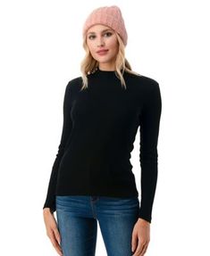 Ribbed Beanie | Marcus Adler Women's Ribbed Beanie Fitted Casual Tops For Cold Weather, Casual Fitted Tops For Cold Weather, Fitted Soft Knit Hat For Fall, Ribbed Fitted Hats For Cold Weather, Ribbed Fitted Hat For Cold Weather, Fitted Soft Knit Fall Hat, Fitted Ribbed Top For Cold Weather, Fitted Tops For Cold Weather, Ribbed Fitted Hats For Fall