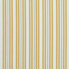 yellow and white striped wallpaper with small blue dots on the bottom right half of the image