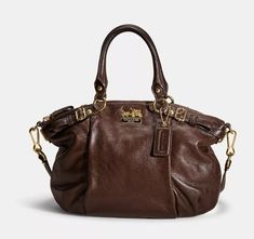 #ad Premium Coach - Madison Sophia Bag, Fashion Bags School Bags Aesthetic, Coach Madison Bag, Aesthetic Bag, Coach Leather Bag, Aesthetic Bags, Eye Bags