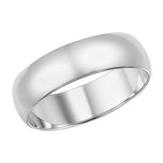 This low-dome styled, band features a high polished finish for a sleek look. 14K White Gold 3MM Stock size is 5 Classic Formal Dome Ring With Polished Edges, Modern Smooth Bezel Bands For Formal Occasions, Formal Dome Ring With Polished Edges, Modern White Gold Wedding Ring With Thick Band, Modern Formal Bands With Polished Edges, Classic Dome Ring With Smooth Finish For Formal Occasions, Classic Formal Dome Ring With Smooth Finish, Classic Dome Ring With Smooth Bezel For Wedding, Classic White Gold Dome Ring For Wedding