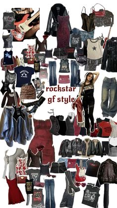 mine dont repost #rockstar #style #outfits Aesthetic Outfits Rockstar Gf, Rockstar Theme Party Outfit, Retro Rockstar Outfit, Informal Dance Outfits, Rock Stars Gf Outfits, Punk Rocker Aesthetic, Rockstar Gf Outfit School, Rockstar Inspired Outfit, 80s Rock Star Outfit Women