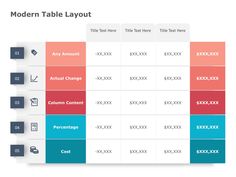 Download SlideUpLift's Modern Table Layout PowerPoint Template to showcase your presentation content effectively. #presentationtemplates #powerpointtemplates #templates #slides #ppt #pptslides #ppttemplates #powerpointpresentation #powerpointdesign #googleslidestemplates #ProfessionalPowerPoint #business #ModernTableLayoutPowerPointTemplate #ModernTableLayout #ModernPowerPointTemplate #TableLayoutPowerPointTemplate #PowerPointTemplate #Template Table Layout, Powerpoint Slide