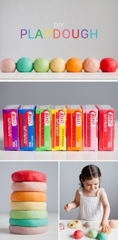 playdough is an easy and fun activity for kids