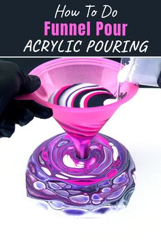 Funnel Acrylic Pouring Paint Pouring Videos, Acrylic Paint Pouring Color Combinations, Pour Painting Ideas, Crosses Crafts, Paint Magic, Things Painting, Liquid Painting, Acrylic Paint Pouring