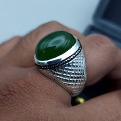 Йеменское кольцо aqeeq Зеленый aqeeq aqeeq кольцо серебро - Etsy Узбекистан Traditional Green Sterling Silver Rings, Formal Silver Jade Ring, Silver Jade Rings For Formal Occasions, Traditional Silver Agate Ring, Silver Jade Gemstone Rings, Jade Gemstone Silver Rings, Luxury Silver Jade Ring, Luxury Silver Jade Round Ring, Silver Jade Ring