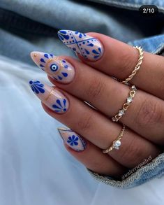 Boho Nails, Nail Patterns, Short Acrylic Nails, Mani Pedi, Nail Inspiration