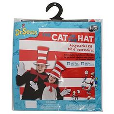 the cat in the hat costume kit for kids