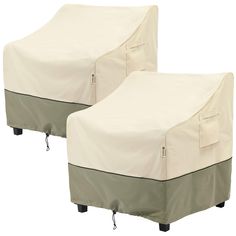 PRICES MAY VARY. 600d Oxford Cloth DECENT SIZE - 2 pack patio chair covers guaranteed to fit the outdoor chairs size up to 33"W x 34"D x31"H. Please measure your chair dimensions before purchasing (Advice for Size Choosing: If the width and depth of your chair is 1 inch or more smaller than this size, please choose it.) PREMIUNM OUTDOOR FURNITURE COVER - High quality 600D polyester oxford echo-friendly water-resistant top fabric with an added UV-stabilized coating to protect your outdoor furnitu Outdoor Furniture Patio, Outdoor Furniture Cover, Outside Furniture, Lawn Furniture, Outdoor Furniture Covers, Patio Furniture Covers, Patio Sofa, Garden Patio Furniture, Furniture Covers