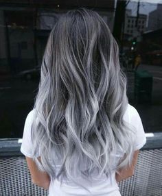 Grey Balayage, Half Dyed Hair, Short Dyed Hair, Brunette Ombre, Split Dyed Hair, Dyed Hair Pastel, Pastel Ombre, Dip Dye Hair, Brunette Balayage