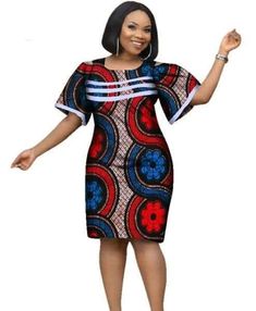 Wax Print Dress, Africa Dress, African Fashion Women Clothing, Dress Women Elegant