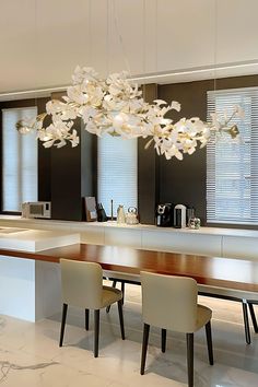 Gingko Chandelier N - SamuLighting Gingko Chandelier, Petal Chandelier, Lampe Metal, Ginkgo Tree, Gingko Leaves, House Lighting, Ring Chandelier, Ceramic Light, Gold Ceramic