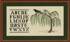 This listing is for a physical, printed pattern. Recommended Fabric: Aida 16ct Recommended Floss: DMC - 310, 3362, 3363, 3364, 839, 840, 3045, 3046, & 3047 Stitch Count: 196W x 91H A Willow Tree, Stitch Box, Weird Stickers, Beginner Embroidery Kit, Subversive Cross Stitch, Fox And Rabbit, Pride Stickers, Nature Stickers, Autumn Stickers