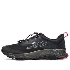 FILA Boa Lynx 1 Running Shoes 'Black Red' A12M241207FBA Fashion Performance, Black Running Shoes, Lynx, Stylish Sneakers, Shoes Black, Perfect Pair, Black Shoes, Black Red, Your Perfect