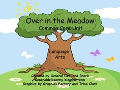 the cover of over in the meadow common core unit