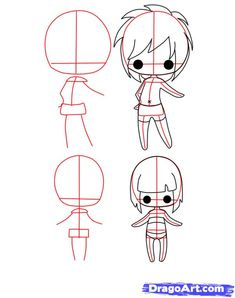 how to draw an anime character from different angles