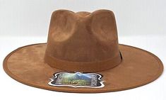 Summit Hats Men Women Copper Suede Wide Brim Fedora Cowboy Hat Pinch Front | eBay Solid Flat Brim Hat For Rodeo, Solid Color Flat Brim Hat For Rodeo, Country Style Wide Brim Solid Fedora, Casual Wide Brim Hat For Ranch, Casual Flat Bill Sun Hat For Rodeo, Casual Wide Brim Felt Hat For Ranch, Casual Flat Brim Hat For Country Events, Casual Summer Felt Hat For Ranch, Casual Summer Ranch Felt Hat