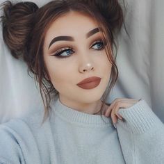 Fall Makeup Looks, Makeup Guide, Fall Makeup, Cut Crease, Pretty Makeup, Cute Makeup, Beautiful Makeup, Skin Makeup