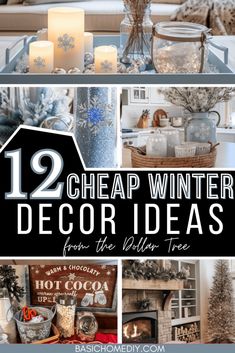 12 cheap winter decor ideas for the living room