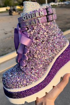 Etsy Shoes, Bling Boots, Go Go Boots, Custom Rhinestone, Pretty Sneakers, Fashion Design Template, Boot Bling, Pretty Shoes Sneakers, Shoes Hack