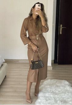 Great Shopping ZARA WOMAN'S FAUX LEATHER BROWN SHIRT DRESS WITH BELT SIZE M: NWT 3046/047/707, Clothing Zara Pleated Dress, Shirt Dress With Belt, Zara Midi Dress, Leather Midi Dress, White Embroidered Dress, Deep V Dress, Brown Shirt, Linen Shirt Dress, Belted Midi Dress