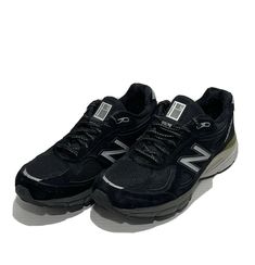 PLEASE READ ENTIRE DESCRIPTION. PLEASE BE SURE OF PURCHASE BEFORE COMPLETION. NO RETURNS WILL BE ACCEPTED. New Balance 990v4 Running Shoes Black Silver W990BK4 Made in USA Women’s 8B Standard Men’s 6.5 Barely Used This auction is for a New Balance 990v4 Running Shoes Made in USA W990BK4 Womens Size 8 Standard. The color is Black/Silver. The product is Pre-owned. The shoes are missing the insoles. However, it was barely used and is still in excellent condition. The Shoes does not come in the orig Classic Black Running Shoes With Rubber Sole, Black Sneakers With Air Cushioning For Walking, Classic Black Running Shoes With Air Cushioning, Classic Black Running Shoes With Vibram Sole, Classic Black High-top Running Shoes, New Balance Black Casual Walking Shoes, New Balance Black Walking Shoes For Streetwear, Classic Black Running Shoes With Round Toe, Classic Black Sneakers For Running Errands