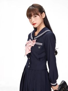 Fabric: polyester, cotton Sakura Petals, Sailor Collar, Discount Code, Spreads, Everyday Outfits, Fashion Outfits, Navy, Wardrobe, Collar