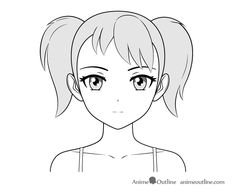 How to Draw Anime Characters Tutorial - AnimeOutline Dere Types, Embarrassed Face, Trend Drawing, Hell Aesthetic, Anime Doodles, Simple Face Drawing