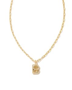 Personalize your everyday look with the Crystal Letter Gold Short Pendant Necklace in White Crystal. Whether you’re rocking your initial or a loved one’s, this sentimental layer is one you’ll keep coming back to again and again. Metal: 14k Gold Over BrassMaterial: White CZClosure: Lobster claspSize: 16" chain w/ 3" extender, 0.62"L X 0.35"W pendant B Necklace Initial, B Initial Necklace, Dr Accessories, Random Wishlist, B Necklace, Short Pendant Necklace, Bday Gifts, Preppy Jewelry, Pearl Strands Necklace