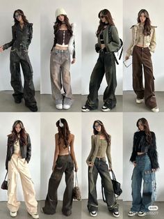 Cool Streetwear, Fashion Top Outfits, Easy Trendy Outfits, Streetwear Fashion Women, Streetwear Y2k, Korean Street Fashion, Korean Outfits, Casual Style Outfits