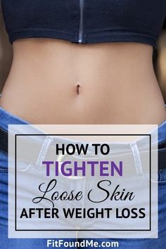 Loose skin after weight loss can be disappointing. There are a few things to do that don't involve surgery. Lose 50 Pounds, Sagging Skin, Lose Belly, Lose Belly Fat, Belly Fat, Make Your