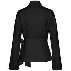 Elevate your style with the LASCANA Women's Lapel Wrap Blouse, an elegant long sleeve top designed to transition seamlessly from work to casual outings. Featuring a chic lapel and flattering wrap design, this V-neck blouse enhances your silhouette while offering a comfortable fit. Crafted from soft, quality fabric, it drapes beautifully, making it ideal for pairing with skirts, trousers, or jeans. Perfect for any occasion, this versatile blouse adds a touch of sophistication to both professional Solid Color Fall Blouse For Work, Tailored Collared Blouse For Work, Formal Lapel Collar Top For Fall, Versatile Fall Blouse For Business Casual, Chic Long Sleeve Workwear Tops, Chic Solid Color Blouse For Work, Chic Solid Blouse For Work, Elegant Long Sleeve Outerwear For Work, Chic Collared Blazer