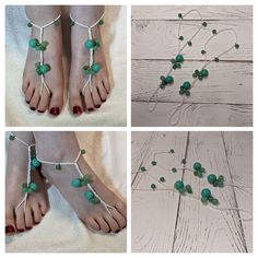 Barefoot Sandals are perfect for a beach wedding, vacation, cruise, fun at the pool, a formal dance when you need to get out of fancy shoes, adding sparkle to plain flip flops, or dressing up your feet for fun. The only part that touches the ground is the loop around your middle toe.  Stretch cord. One size fits most. Giving back:  a portion of profits from these sales will be given to Uniting Pride, an organization that advocates for equality and wellness of the LGBTQ+ communities. unitingpride.org Adjustable Open Toe Flip Flops For Party, Adjustable Flip Flops For Summer Party, Adjustable Summer Party Sandals, Beaded Anklets For Summer Beach Wedding, Beaded Anklets For Beach Wedding In Summer, Toe Ring Sandals For Summer Vacation, Adjustable Toe Post Flip Flops For Party, Summer Beaded Anklets For Beach Wedding, Summer Vacation Toe Ring Sandals